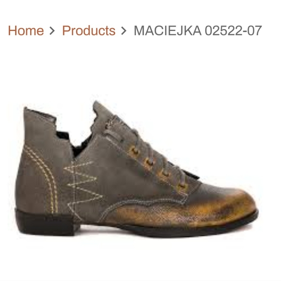Maciejka Suede AnklecBoots Made in Poland - Picture 7 of 8